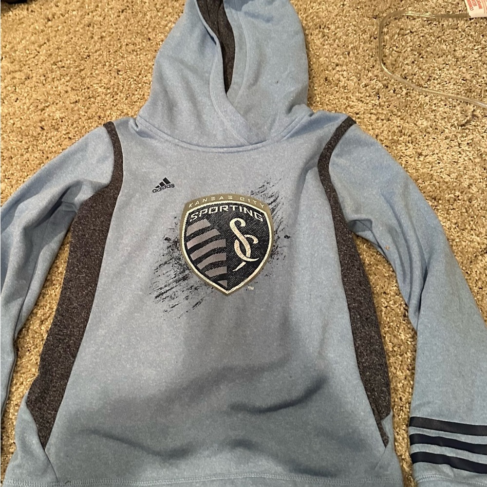 Sporting KC Adidas Sweatshirt worn once